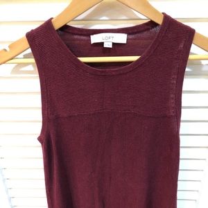 Loft Sleeveless Tank-top Sweater
